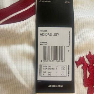 MANCHESTER UNITED 2023/2024 AWAY FOOTBALL SHIRT WHITE SOCCER JERSEY ADIDAS 3XL